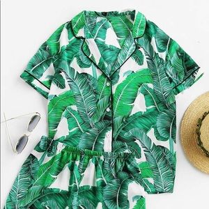 🌿 Palm Leaf PJ Set 🌿